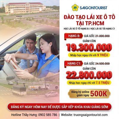 Học phí các khoá học lái xe ô tô
